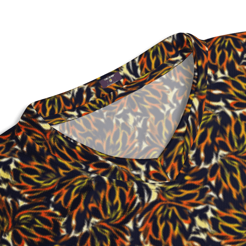 Tiger Flower | Recycled Unisex Sports Jersey product image (3)