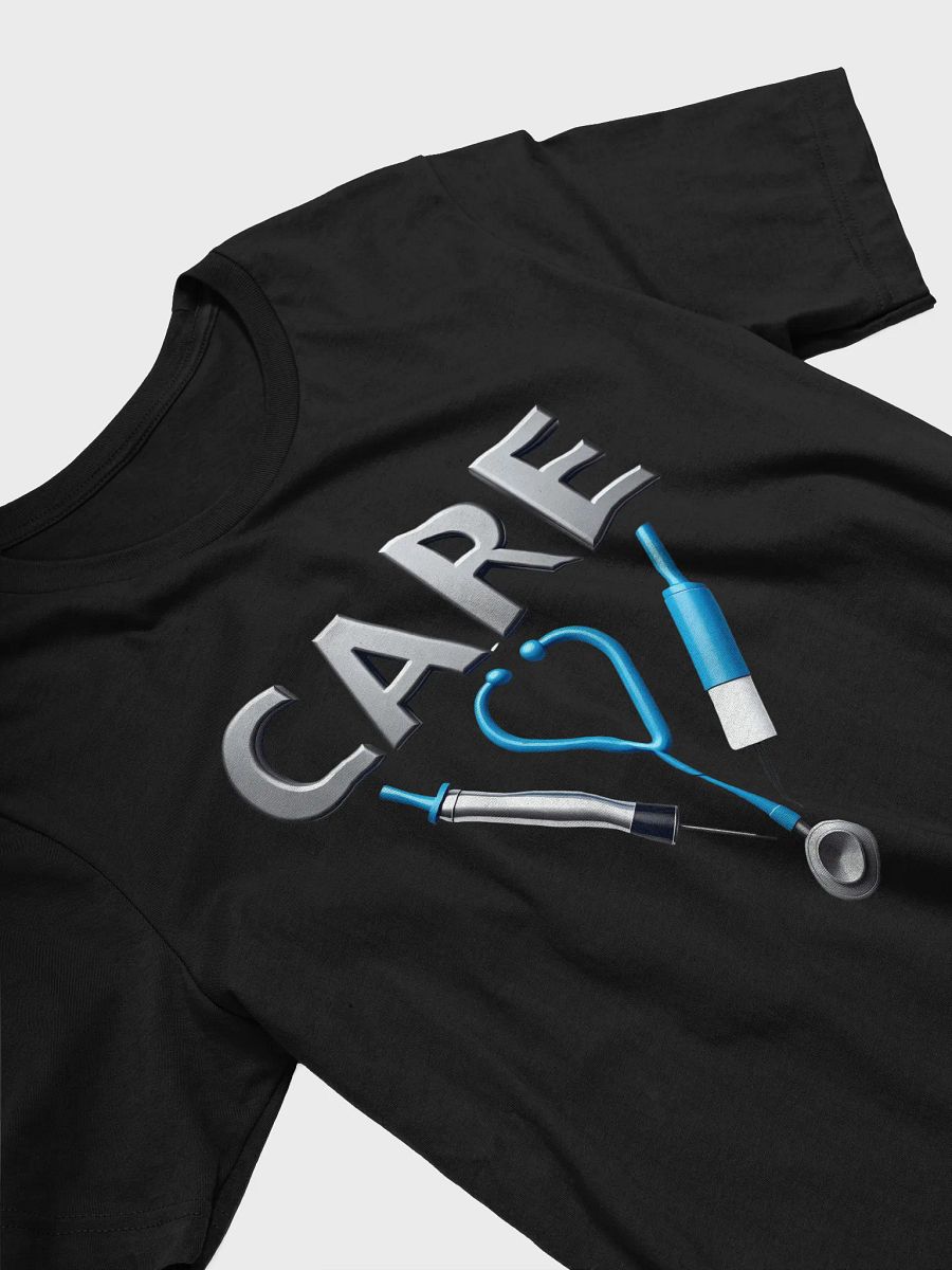syringe, stethoscope ,CARE Illustrated Medical T-Shirt product image (31)