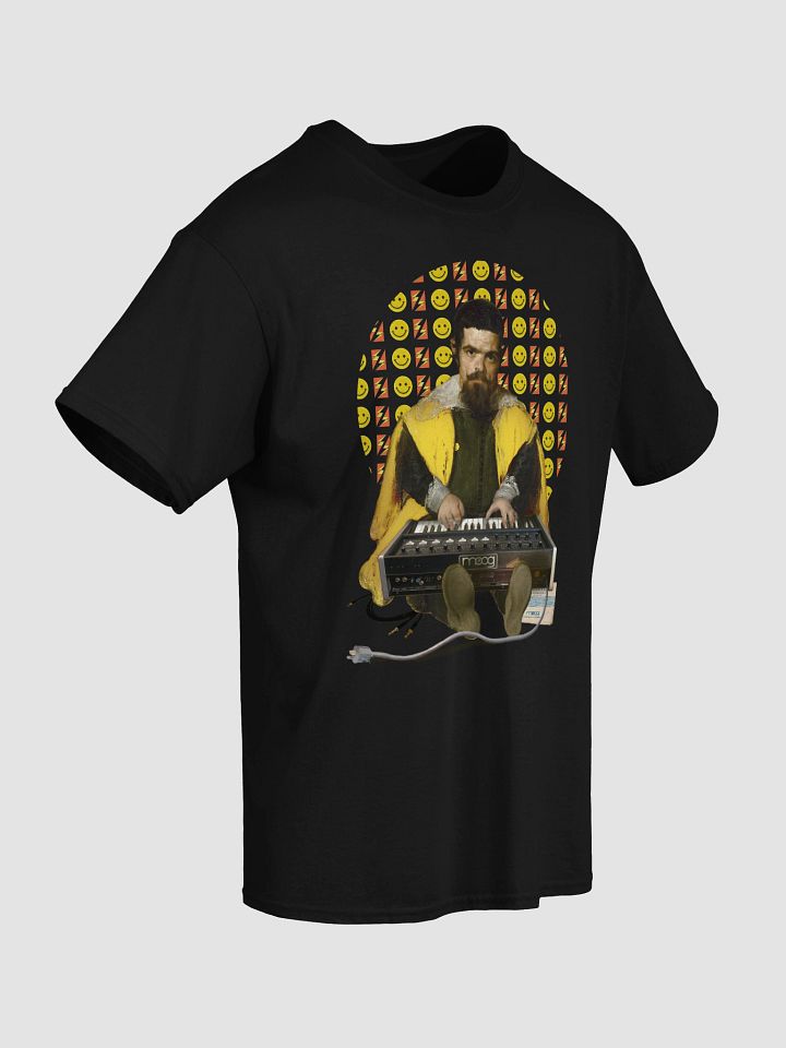El Micromoog del Primo, Micromoog tribute by Frank Fonik, Synths Techno EDM Unisex t-shirt product image (2)