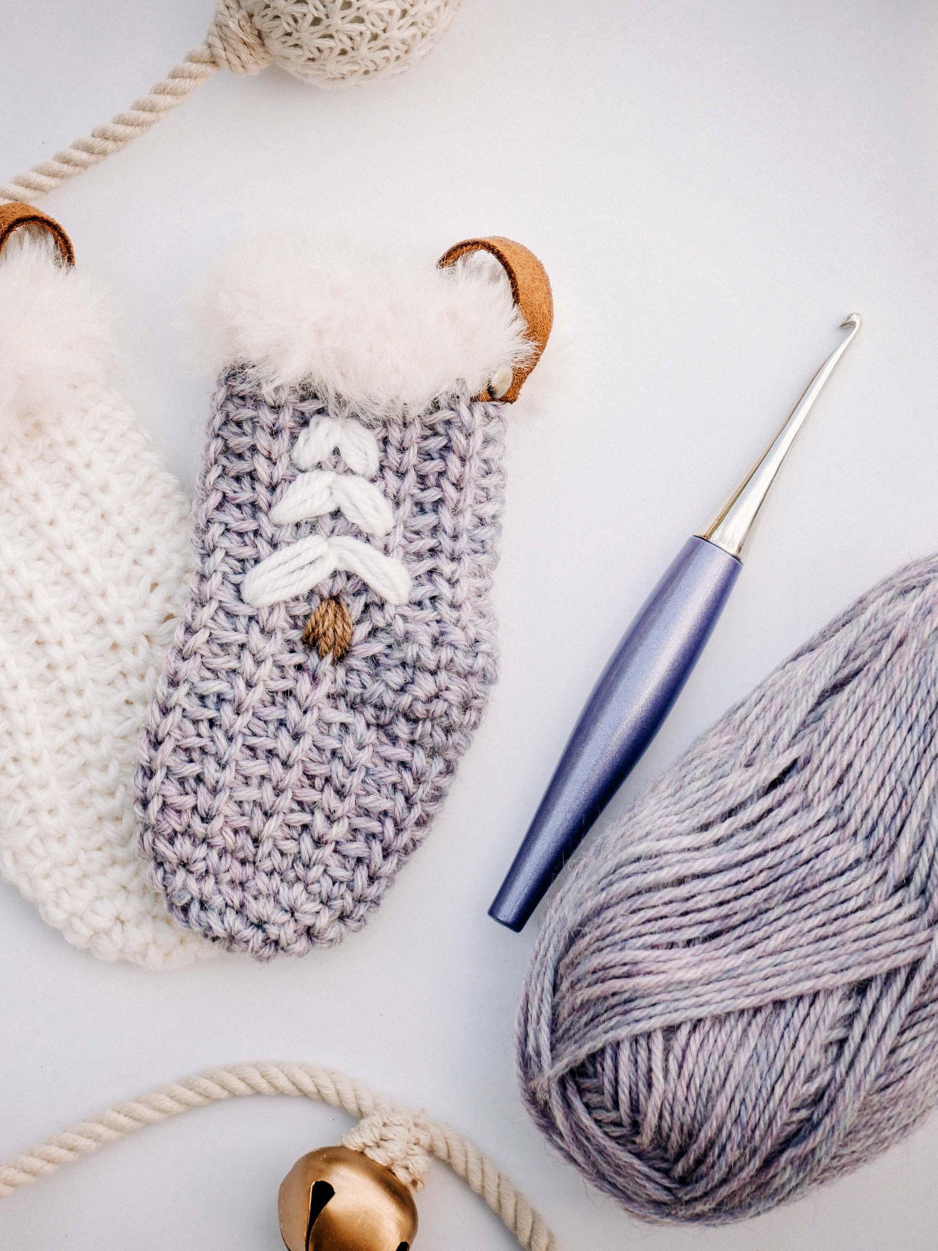 Crochet DIY Gift Card Holder Stocking & Ornament product image (7)