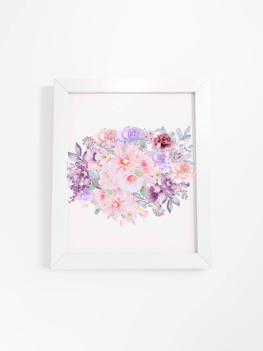 Pastel Floral Symphony Framed Poster product image (13)