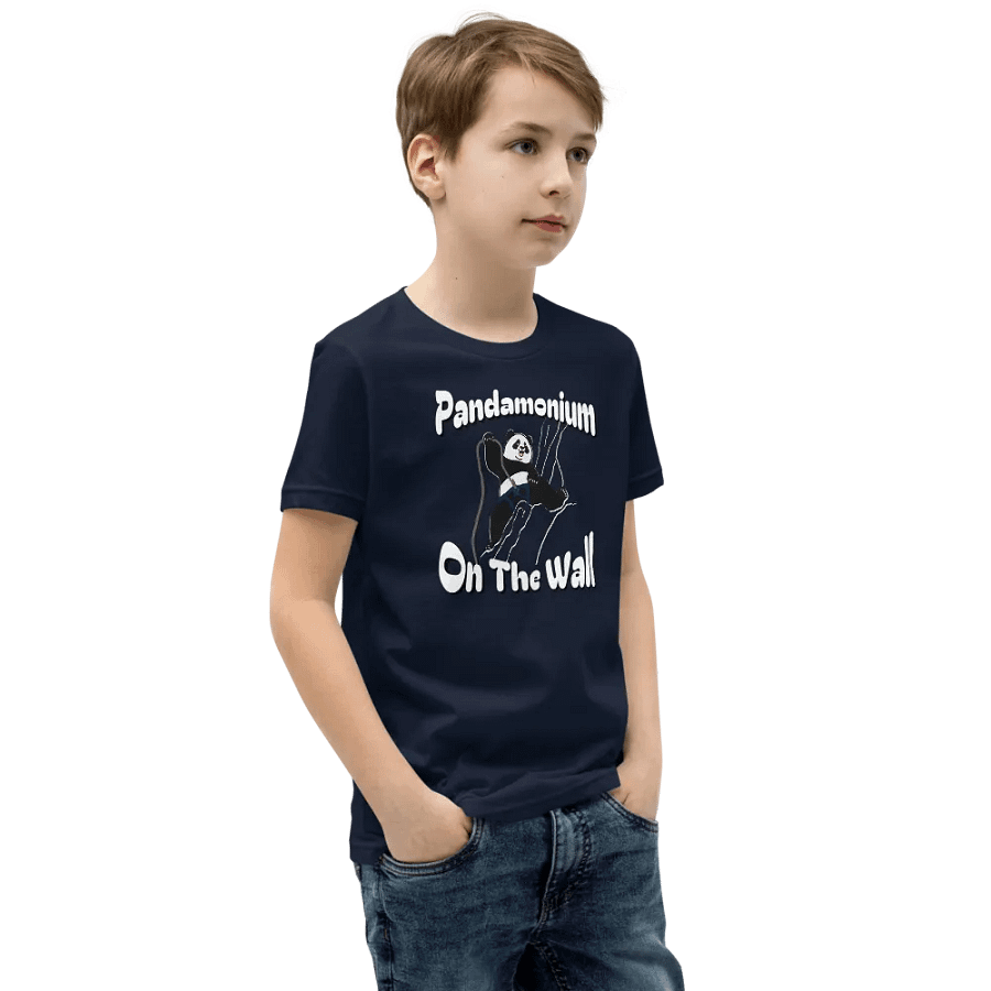 Pandamonium On The Wall - Youth Climbing T-Shirt product image (3)