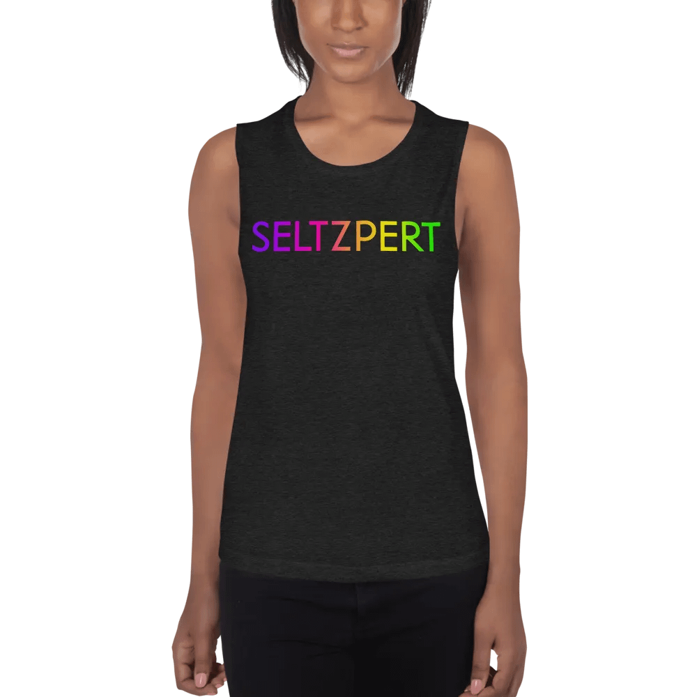 Seltzpert Women's Flowy Tank Top | Rainbow Paradise product image (6)