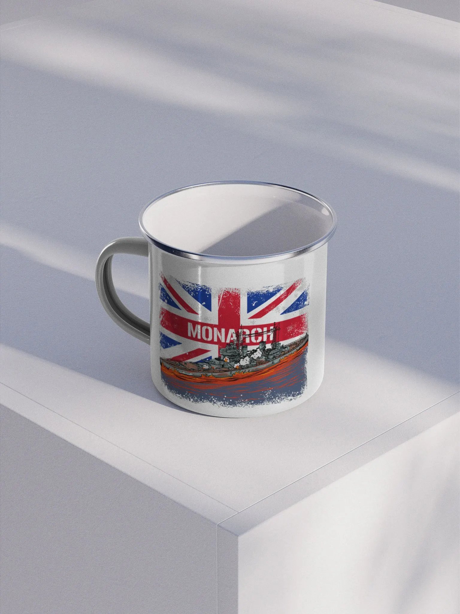 Burning Monarch Metal Mug product image (1)