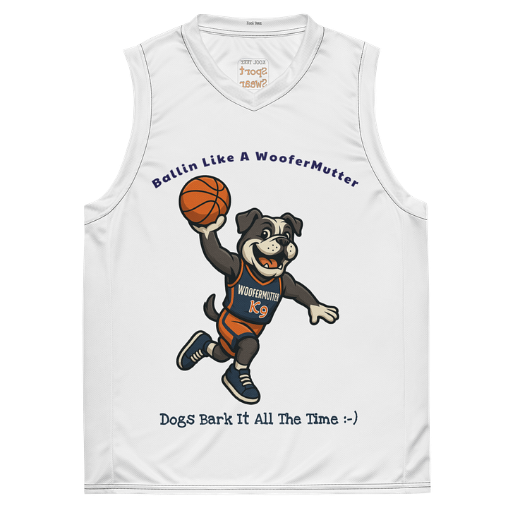 Bulldog Unisex Basketball Jersey product image (1)