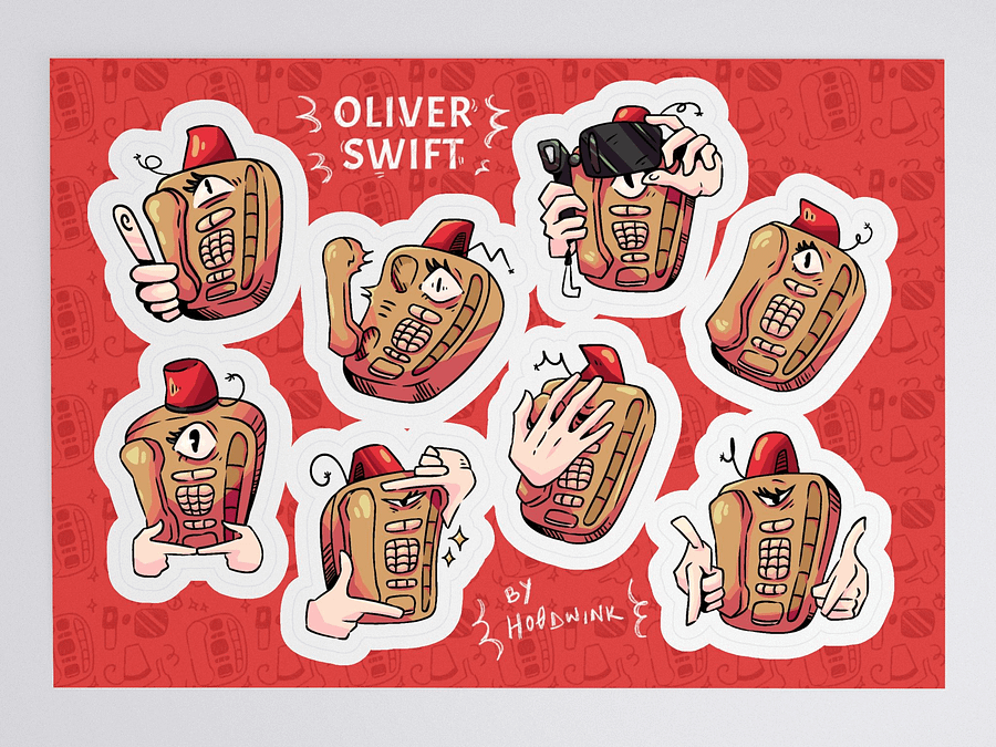 Oliver Swift Sticker Set product image (5)
