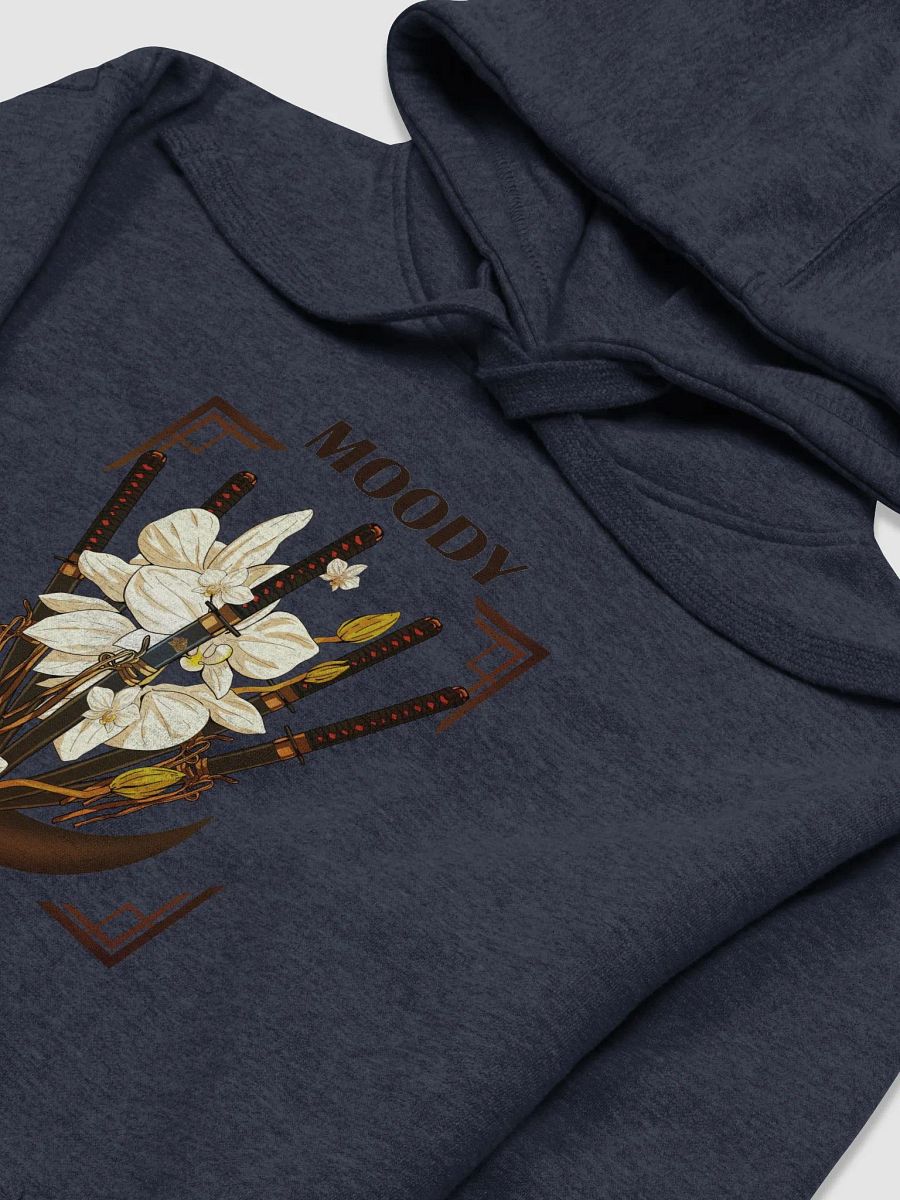 Bronze Japanese Katana & Orchids Pullover Hoodie product image (3)