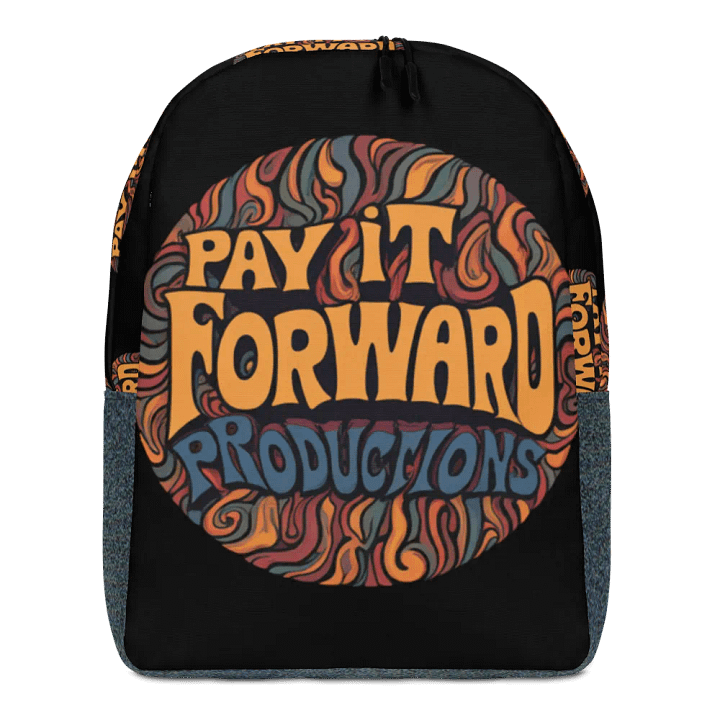 Psychedelic Swirl All-Over Backpack Midnight product image (1)