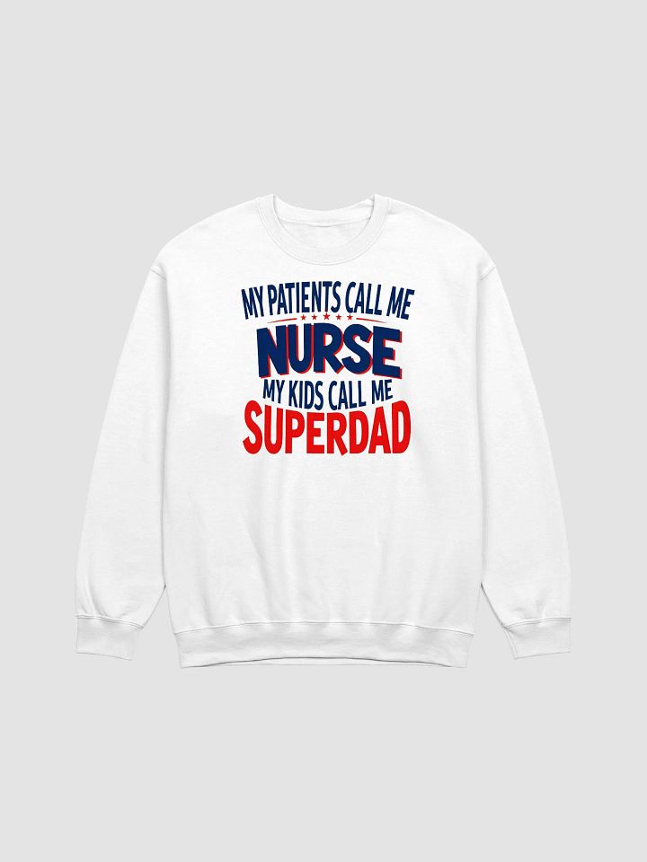 Superdad Nurse Crewneck Sweatshirt product image (7)