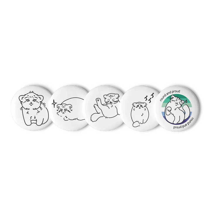 Pride Manul Pin Set - Gay MLM product image (1)
