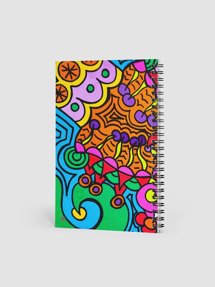 Vibrant Spirals Notebook product image (2)