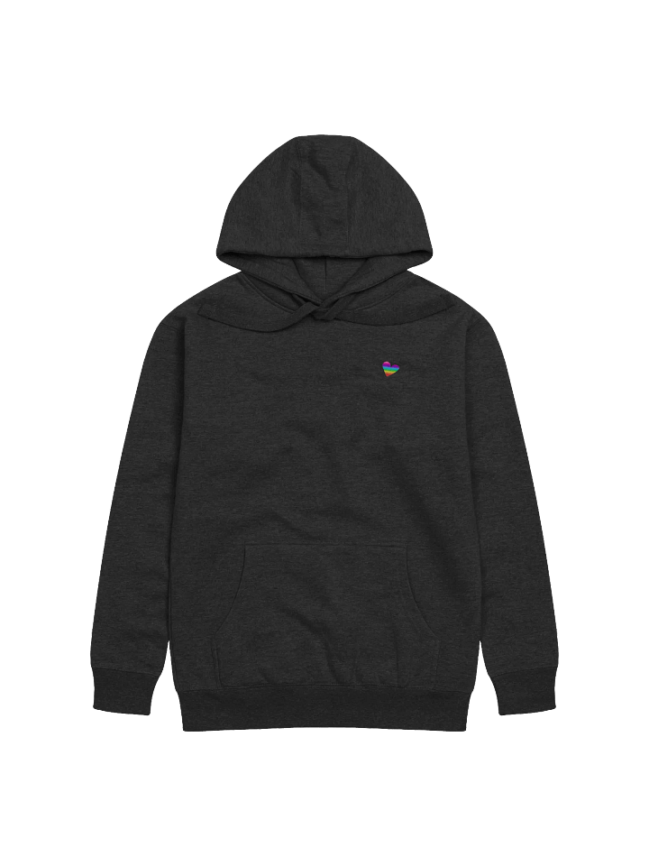 Rainbow Heart Cotton Heritage Unisex Premium Hoodie product image (1)