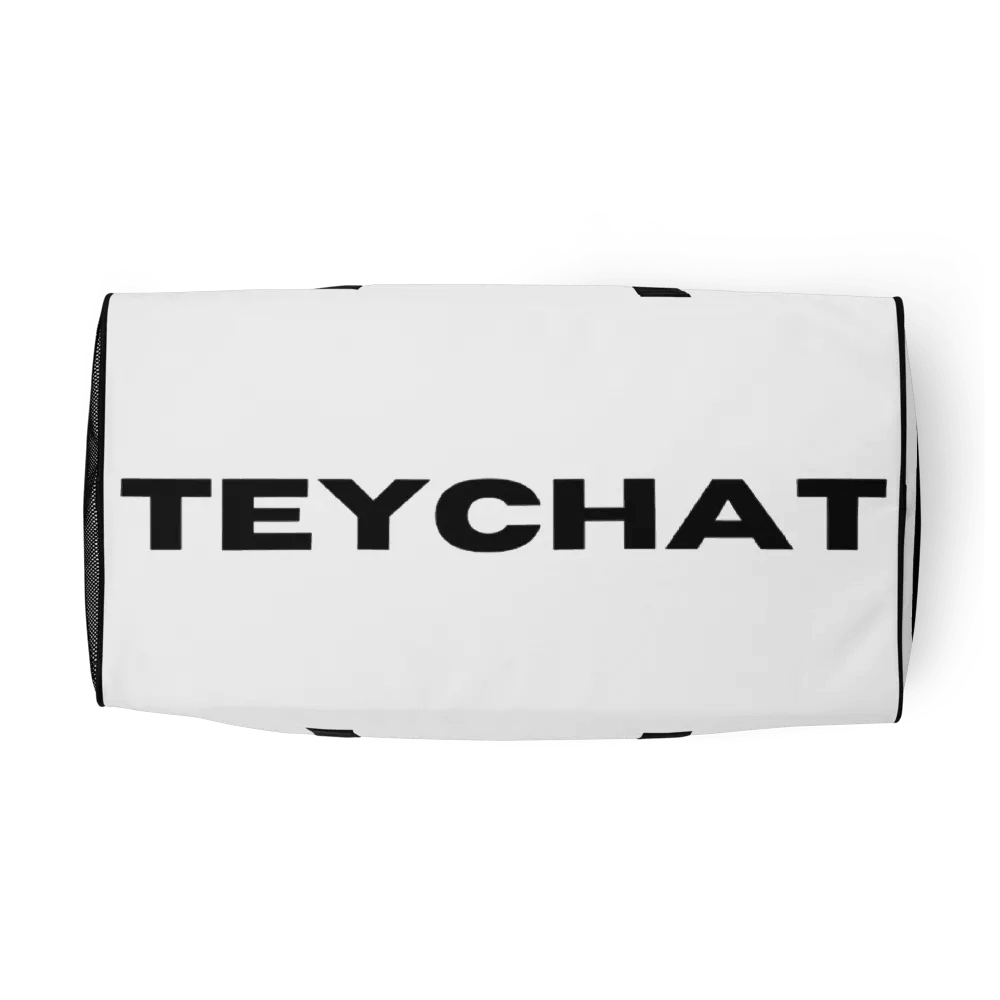 TeyChat White Duffel Bag product image (3)