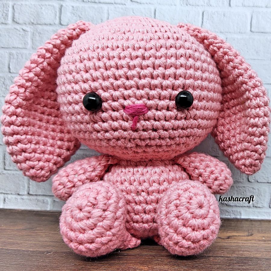 Alexa The Cute Little Long Eared Bunny Amigurumi Crochet Pattern product image (1)
