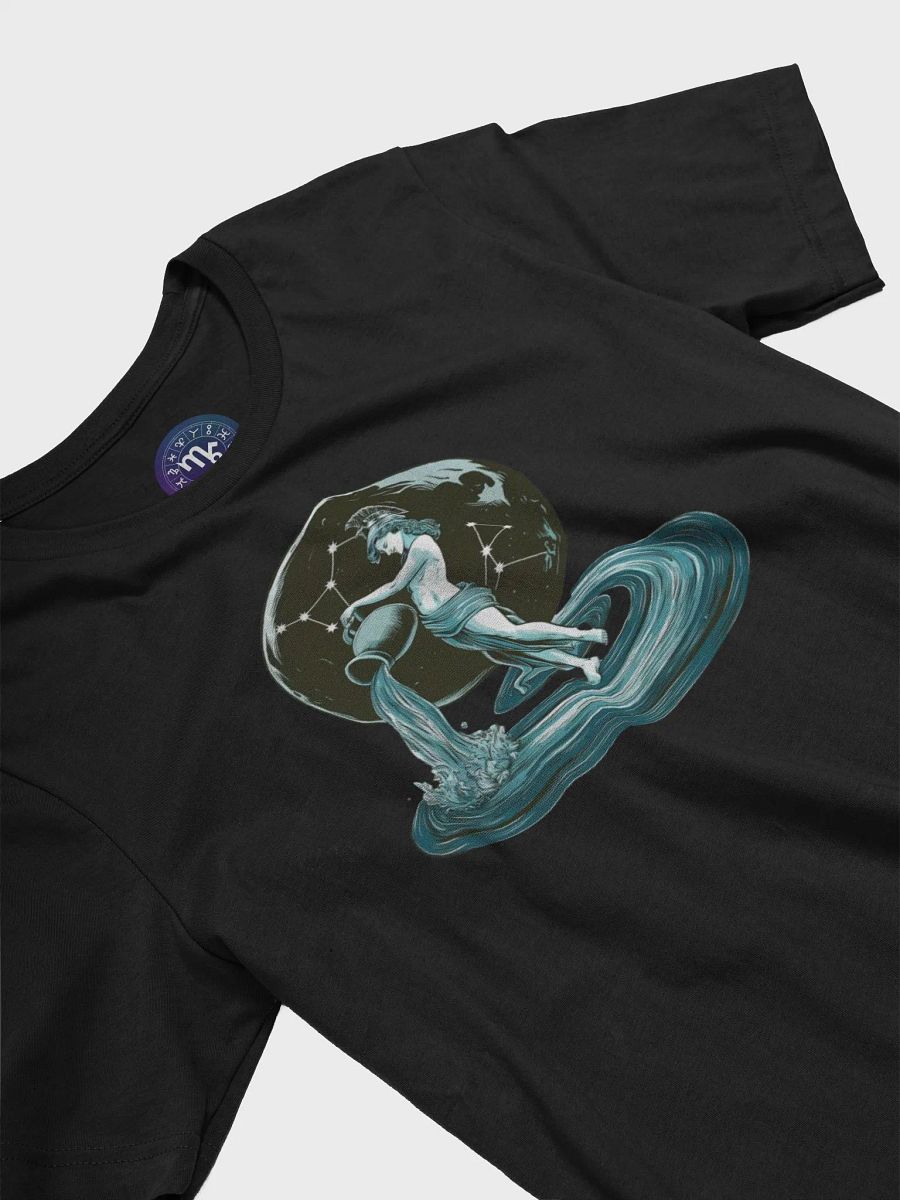 Exclusive Aquarius Zodiac T-Shirt - Unisex Celestial Water Bearer and Constellation Design product image (5)