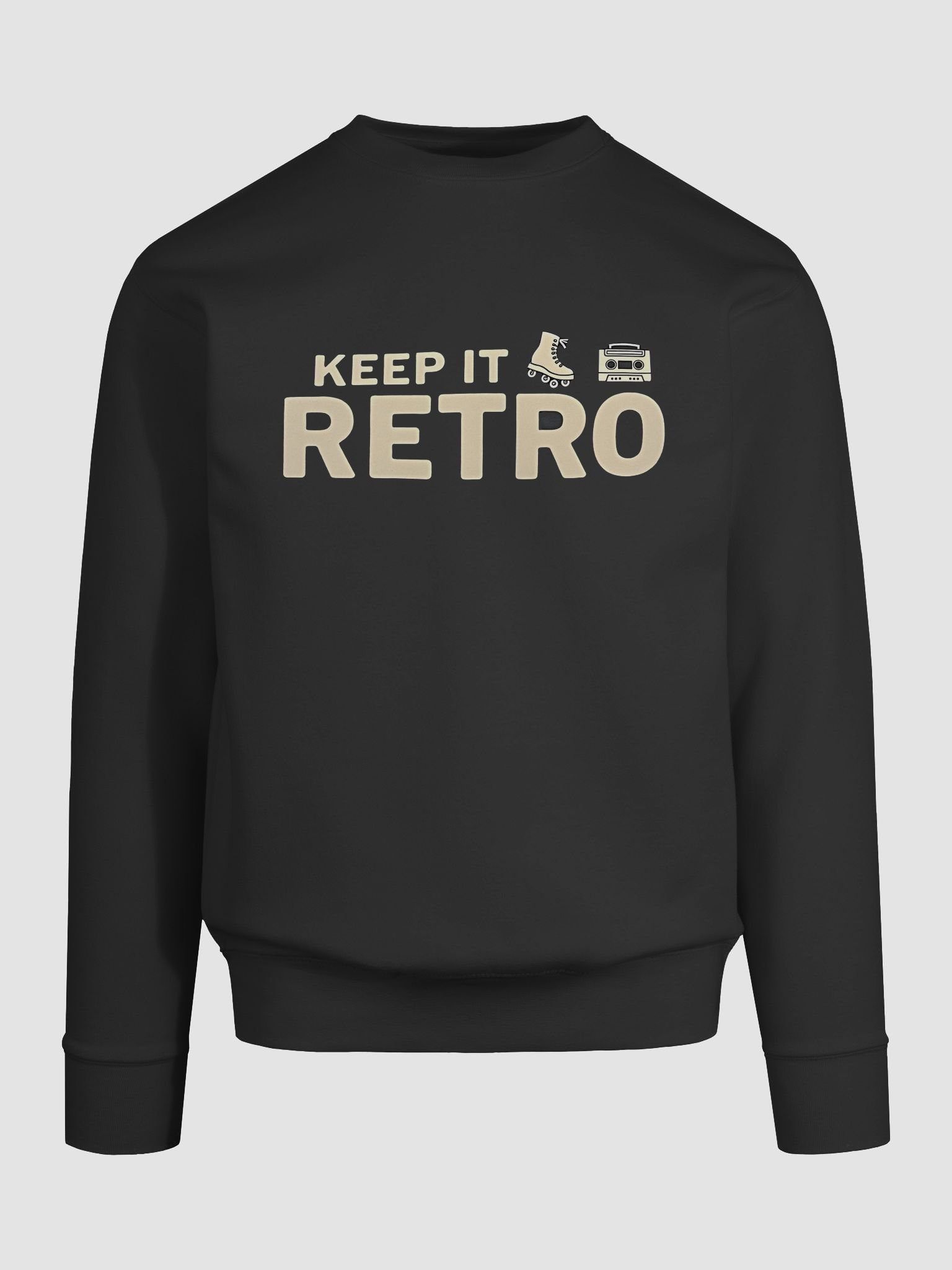 Retro Roller Skate Boombox Sweatshirt product image (9)