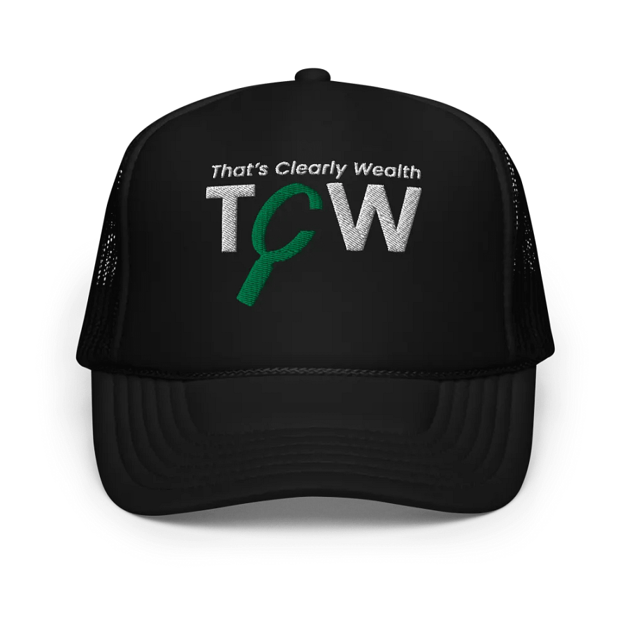 That's Clearly Wealth Trucker Hat product image (1)