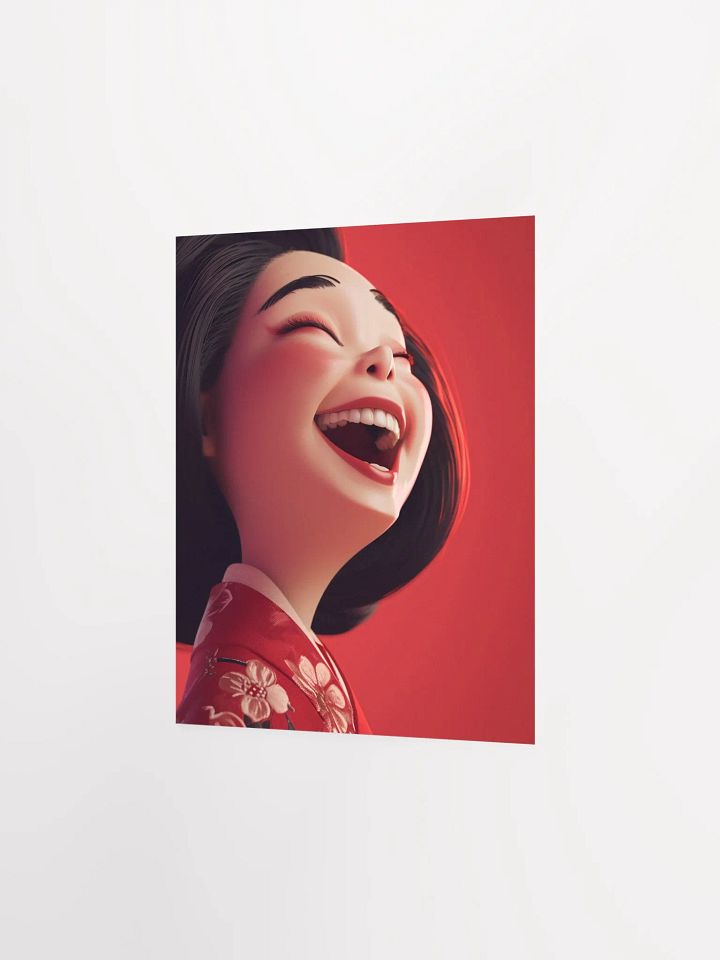 Joyful Geisha Laughter Poster product image (2)