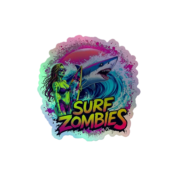 He'e Nalu Holographic Sticker product image (1)