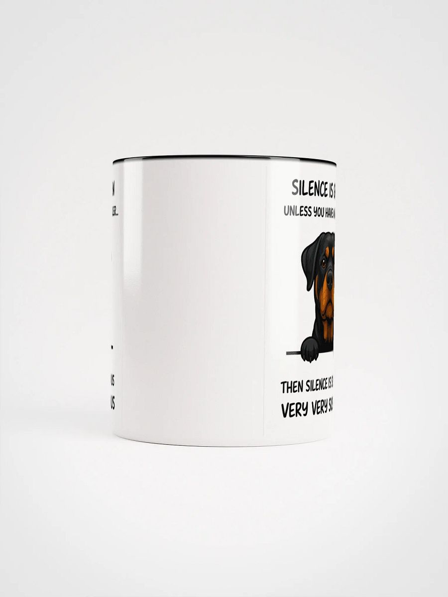 Rottweiler Suspicious Silence Ceramic Mug product image (26)