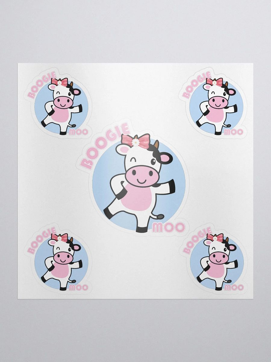 Boogie_Moo Kiss Cut Sticker product image (1)