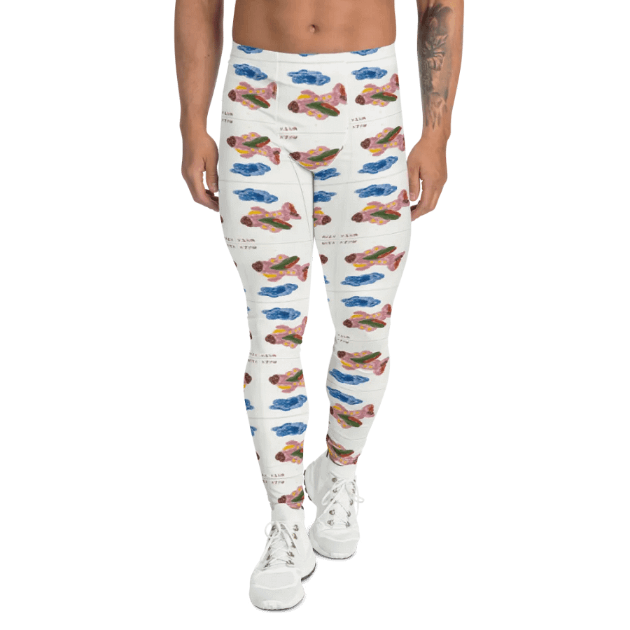 Kid Airplane (All-Over Print Men's Leggings) product image (1)