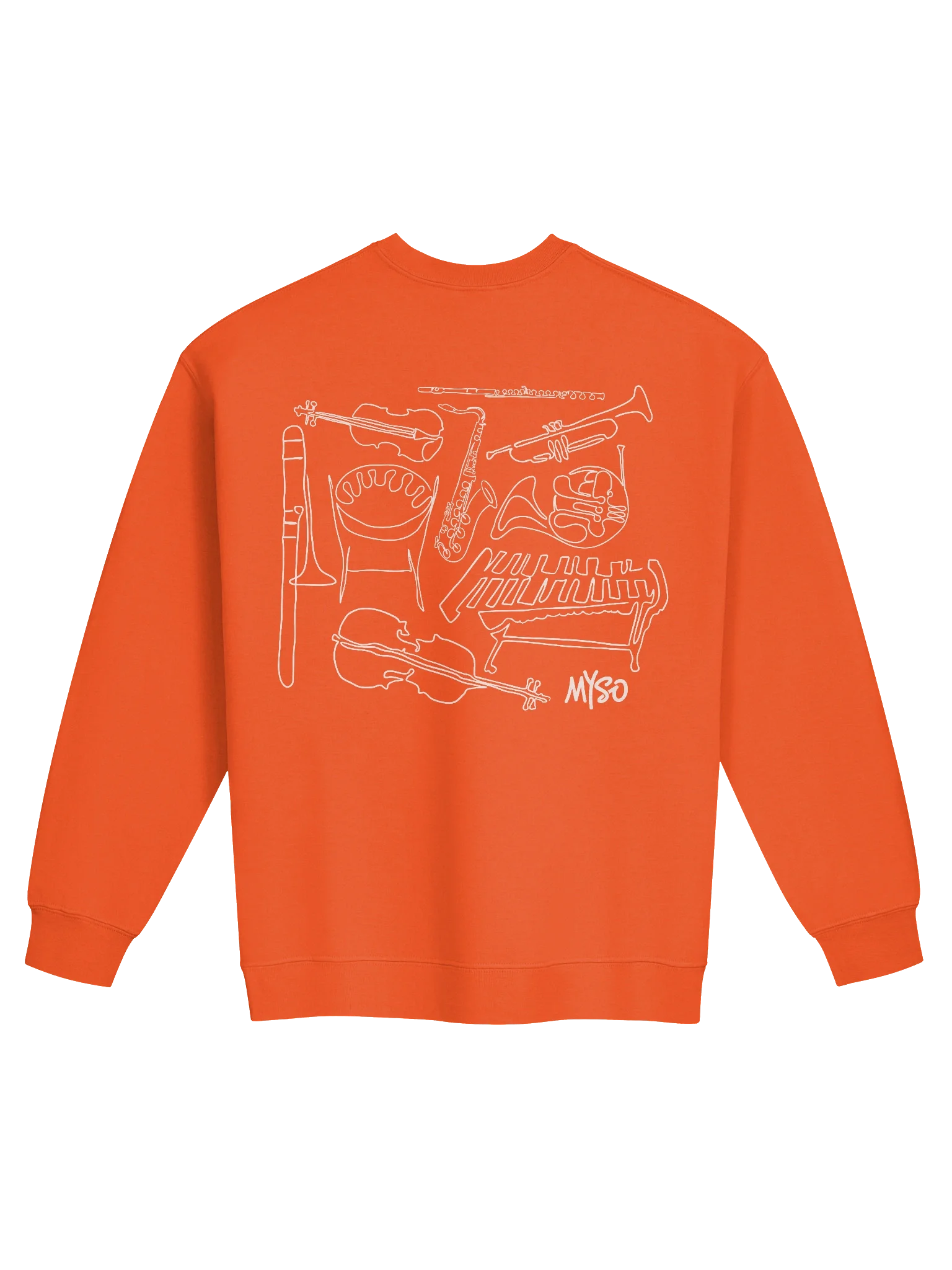 MYSO Orange Instrument Crewneck product image (2)