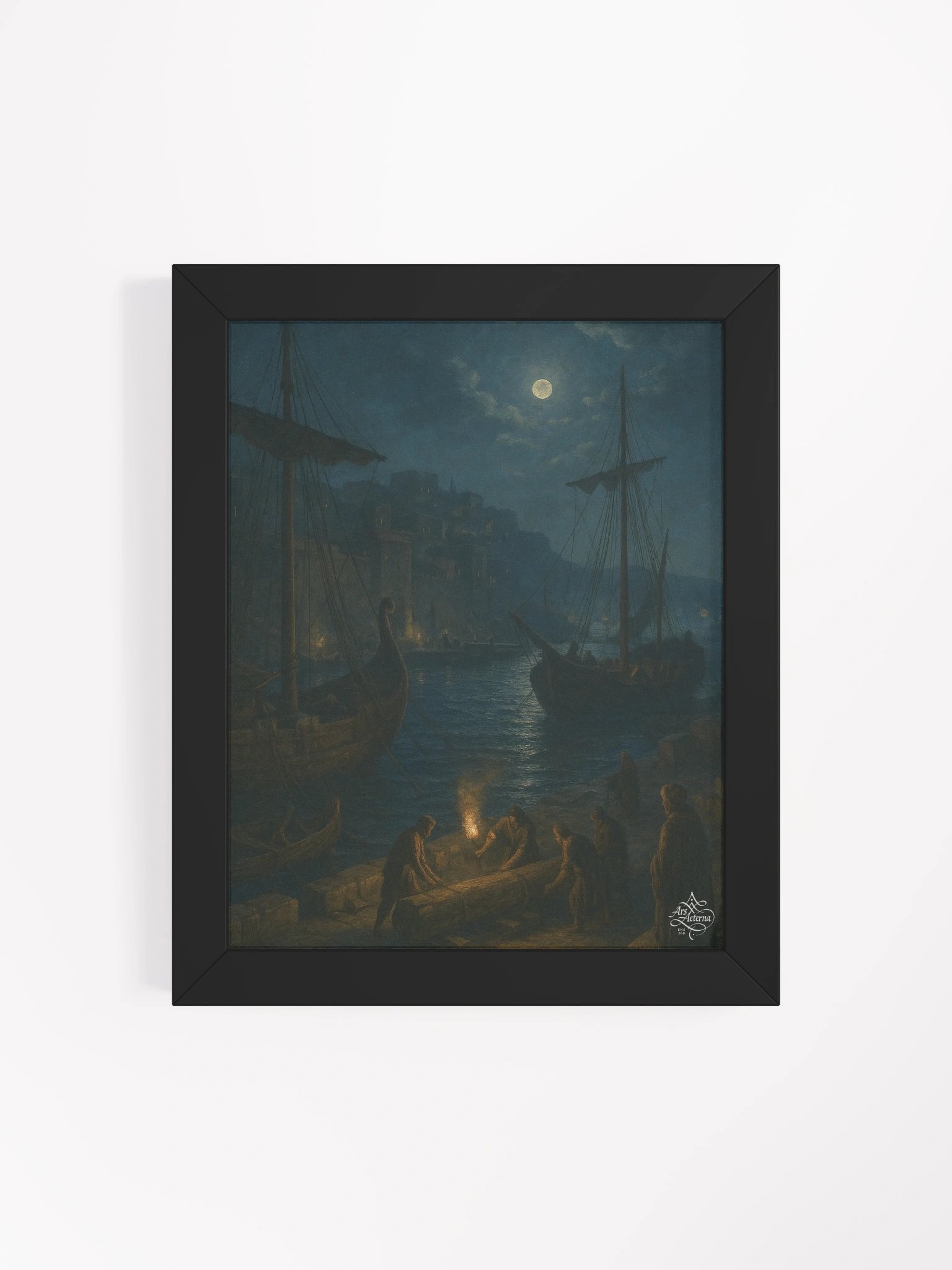 Torchlight at the Threshold – Framed Matte Print product image (4)