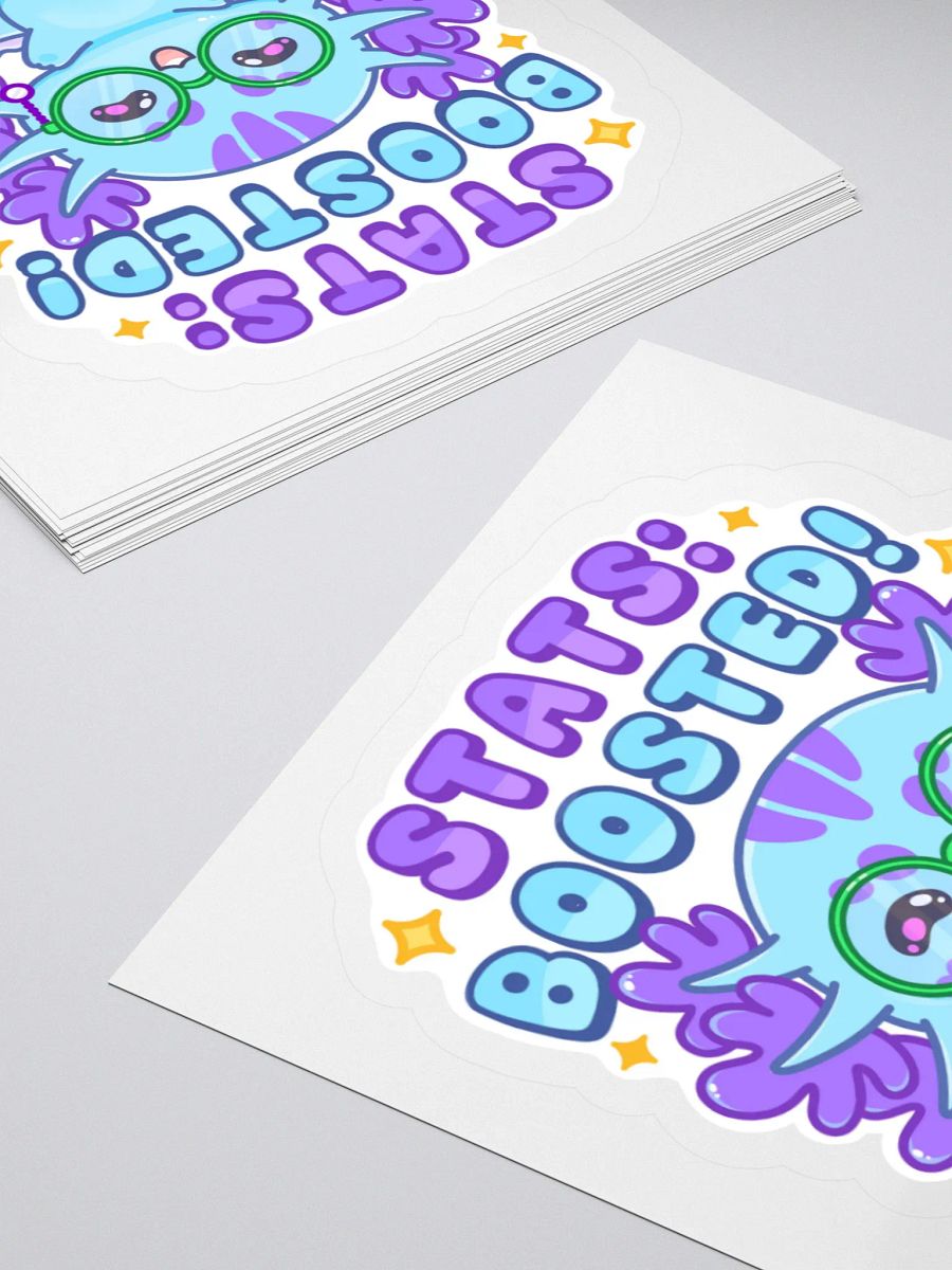 Stats Boosted Sticker product image (12)