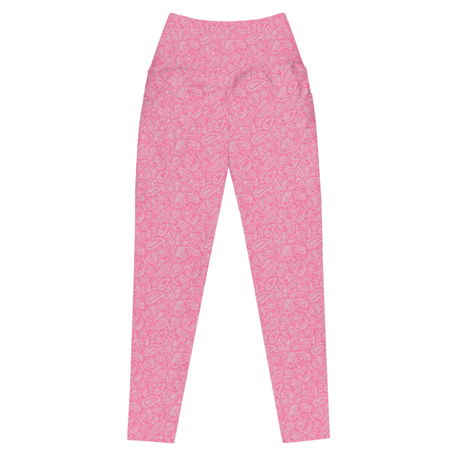 Pink Leggings w pocket product image (3)