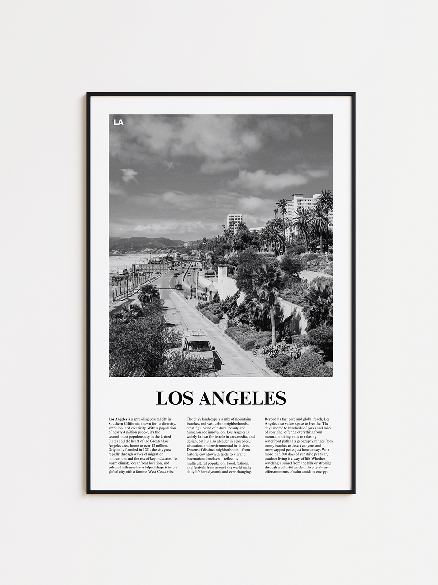 Los Angeles 03 Newspaper Poster product image (1)
