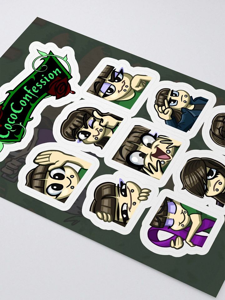 CocoConfession Emote Stickers product image (2)
