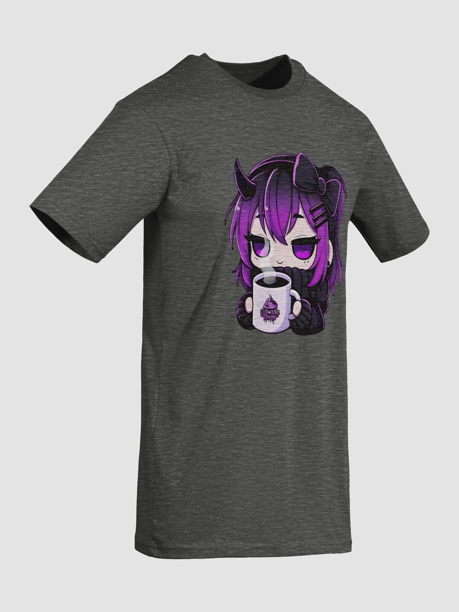 CupcakeDiva80 Caffeinated Logo Unisex Tee product image (50)