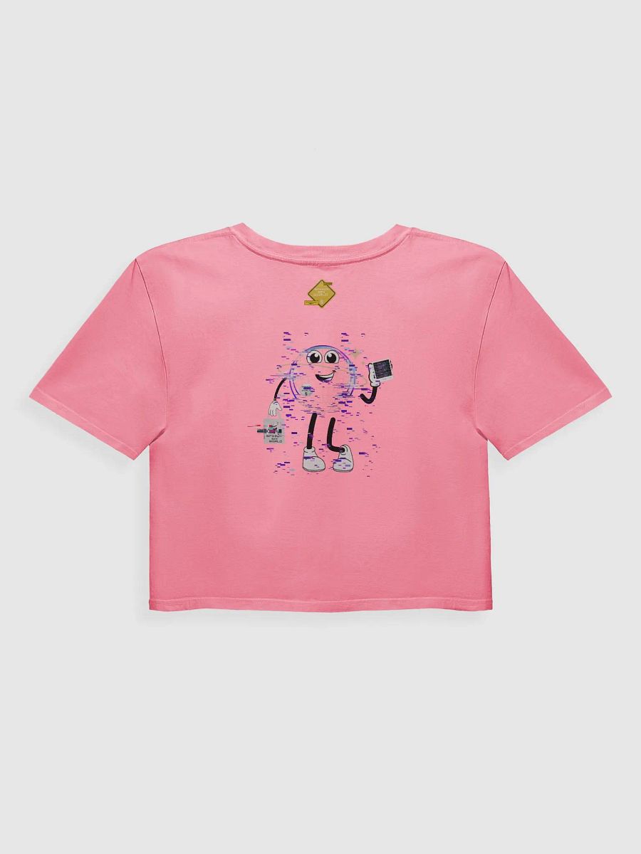 Glitch W0rLD Crop Top product image (5)