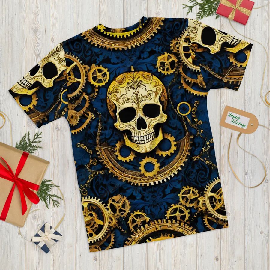 Steampunk Skull T Shirt product image (11)