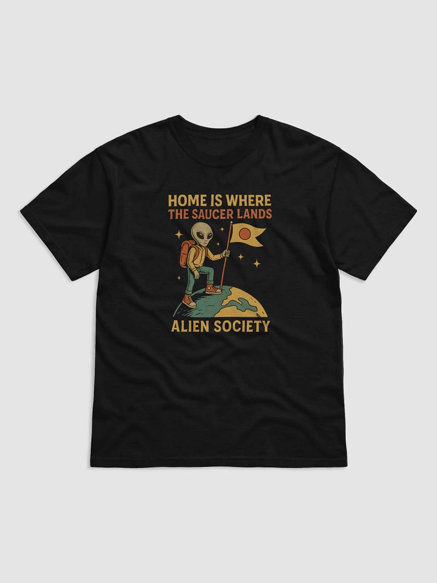Saucer Lands Alien Society Tee product image (1)