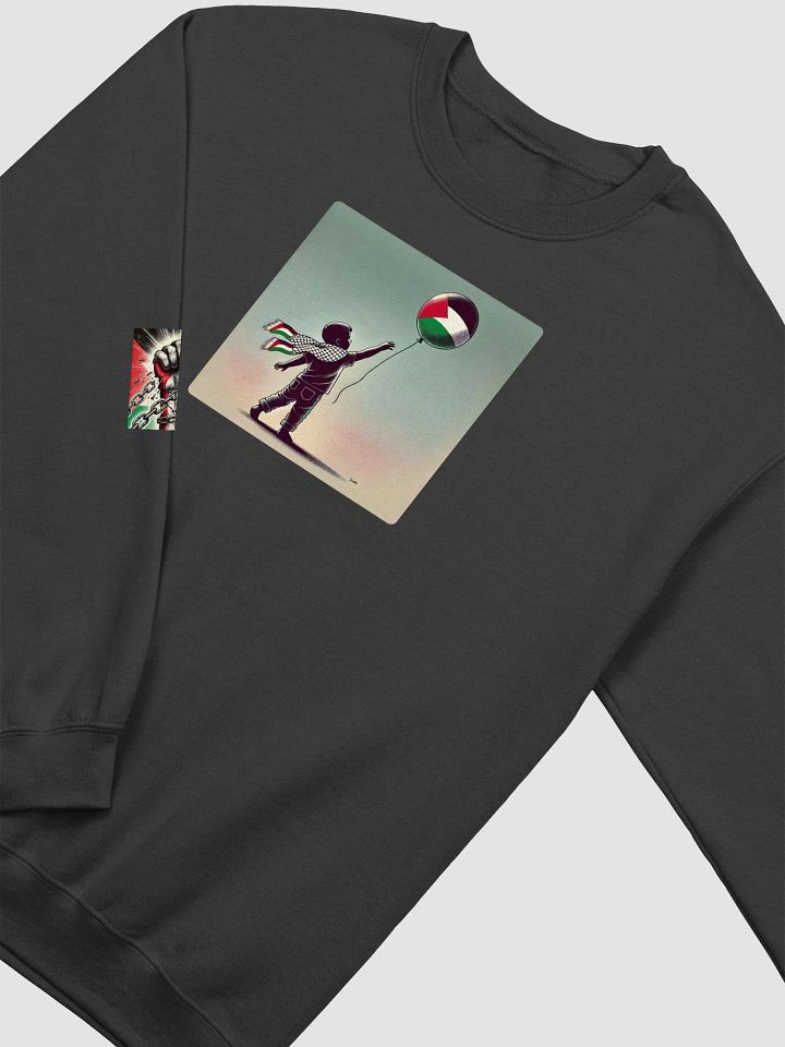 Gildan Classic Crewneck Sweatshirt | AI Design FREE PALESTINA product image (2)