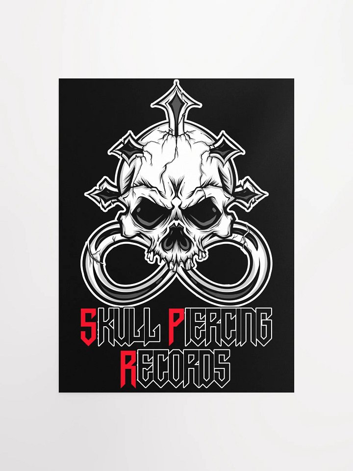 Skull Piercing Records Matte Poster product image (2)