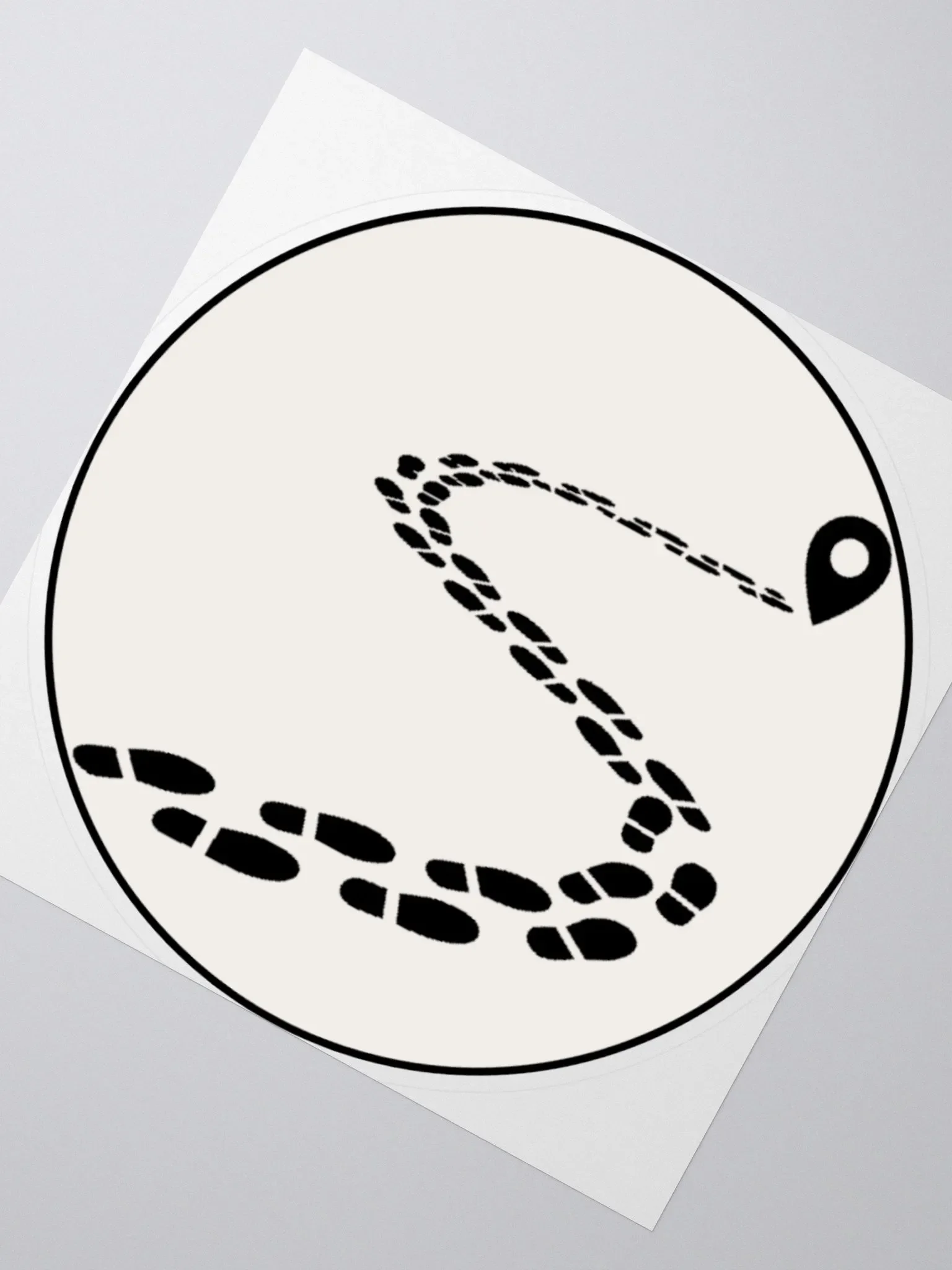 Single Step Logo Sticker product image (3)