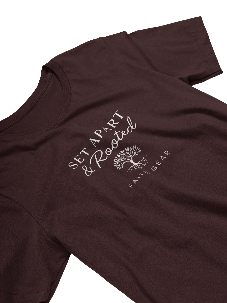 Set Apart & Rooted Branded Tee (Dark Colors) Tree Logo product image (14)