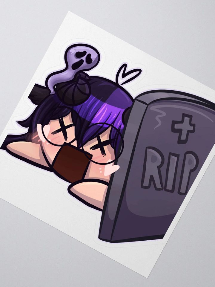 RIP Sleepy Emote Sticker product image (6)