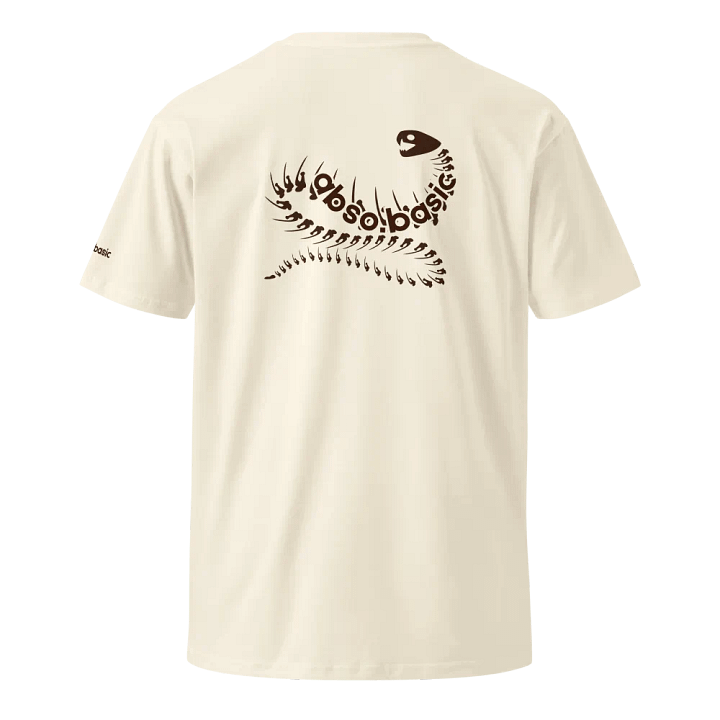 Cream "Snake Bone" abso.basic Unisex Premium T-Shirt product image (1)