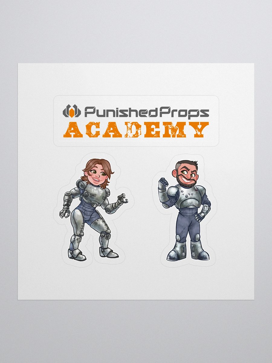 Punished Props Academy Sticker with Fallout Toons product image (1)