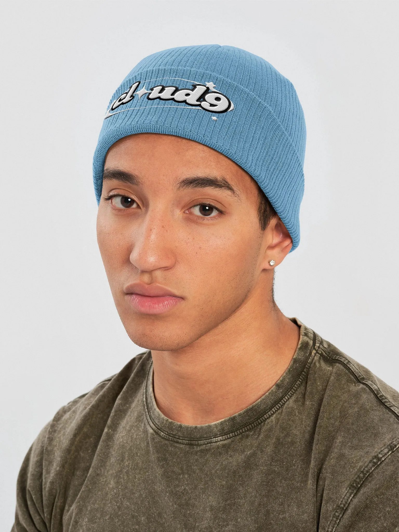 CLOUD9 beanie white print product image (9)