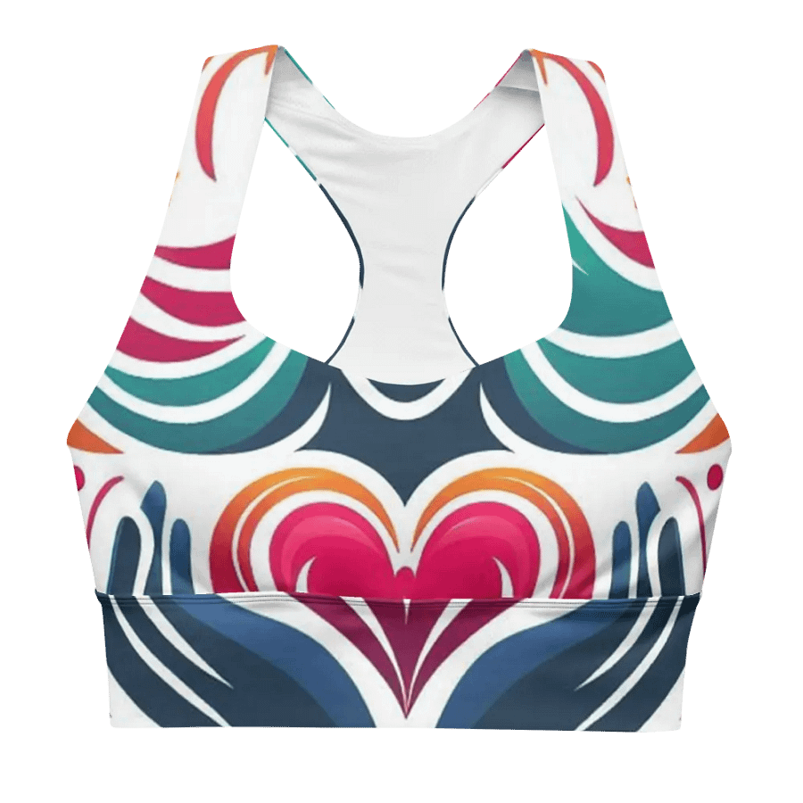 Harmony Heart Longline Sports Bra product image (1)