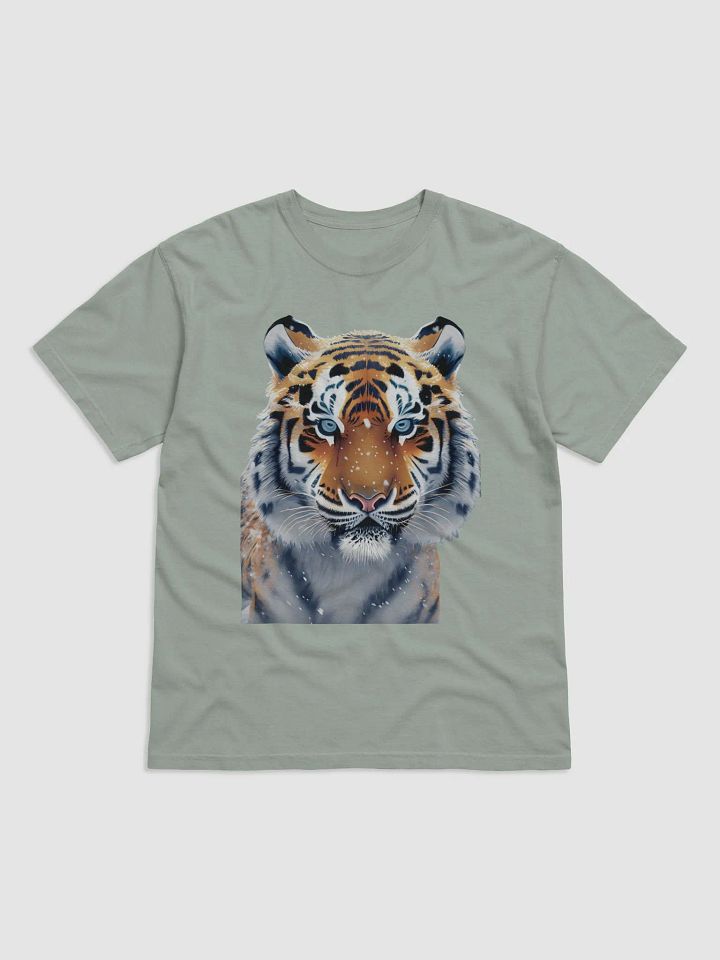 Embrace the Untamed Spirit: Snow Tiger Graphic Tee product image (8)