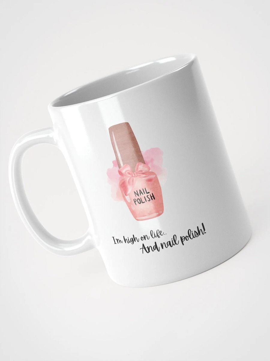 Nail polish art high on life - Glossy Mug product image (3)