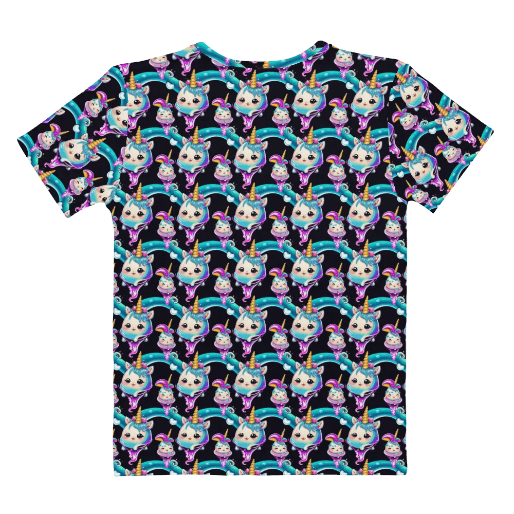 Kawaii Unicorn All Over Print T-shirt product image (9)