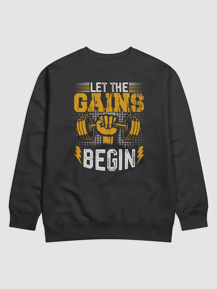 GAINS Power Fist Premium Sweatshirt product image (1)