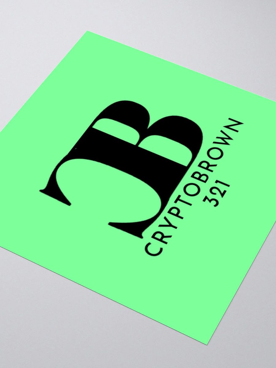 CRYPTOBROWN STICKER product image (3)